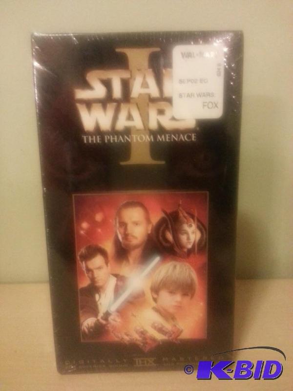 VHS Movie of Star Wars Episode 1. Never been ...