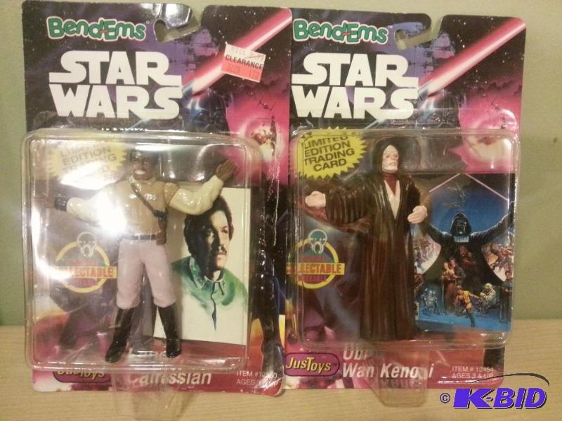 Lot of 2 Bend-ems Figures. Lando Calrissian a...