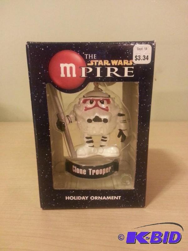 Star Wars Mpire holiday ornament. Red as clon...