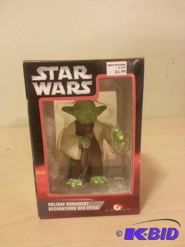 Star Wars Yoda ornament. Never been opened...