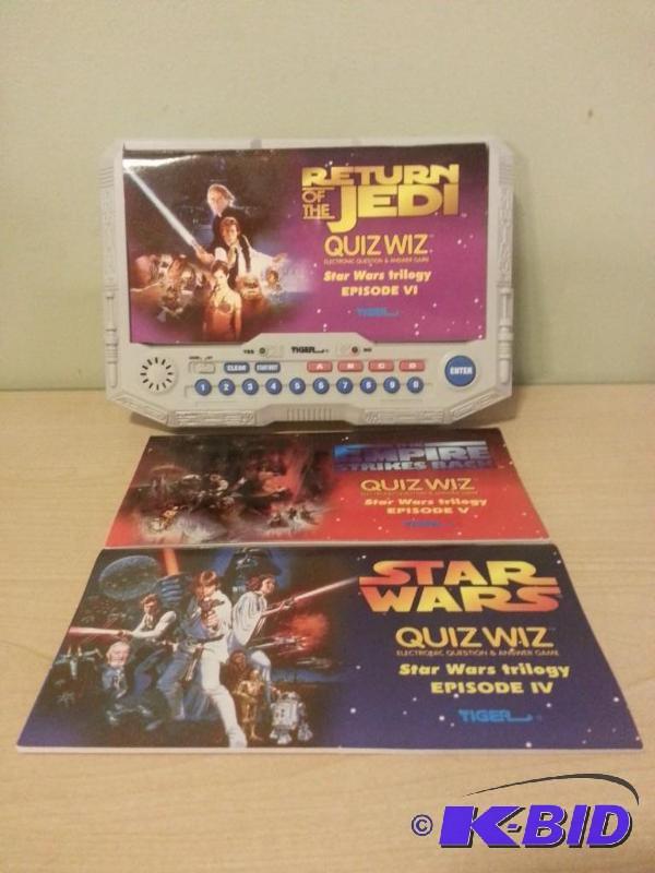 Star Wars Quiz Wiz by Tiger, comes with contr...
