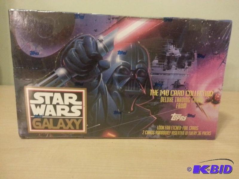 Unopened box of Star Wars Galaxy Trading Card...