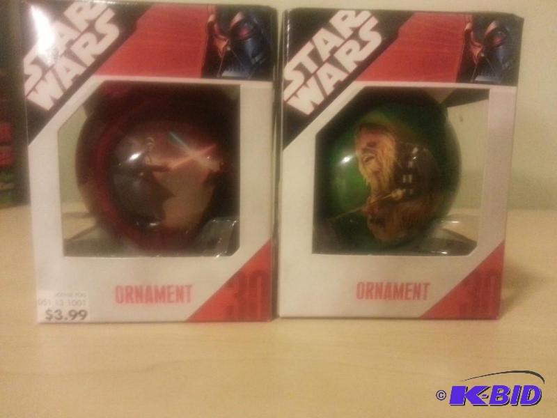 Lot of 2 Glass Ball Christmas Ornaments, one ...