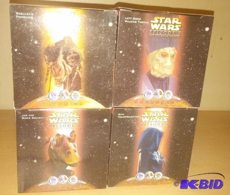 Lot of 4 Taco Bell KFC Pizza Toys Tatooine ...
