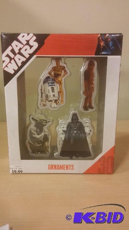Star Wars Ornaments. Never been opened...