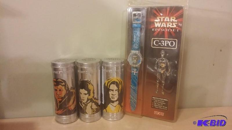Lot of 4 Star Wars Watchs. 1 Episode 1 C-3PO ...
