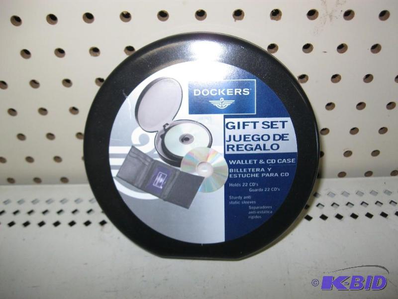 Dockers Gift Set, Wallet And CD Case...