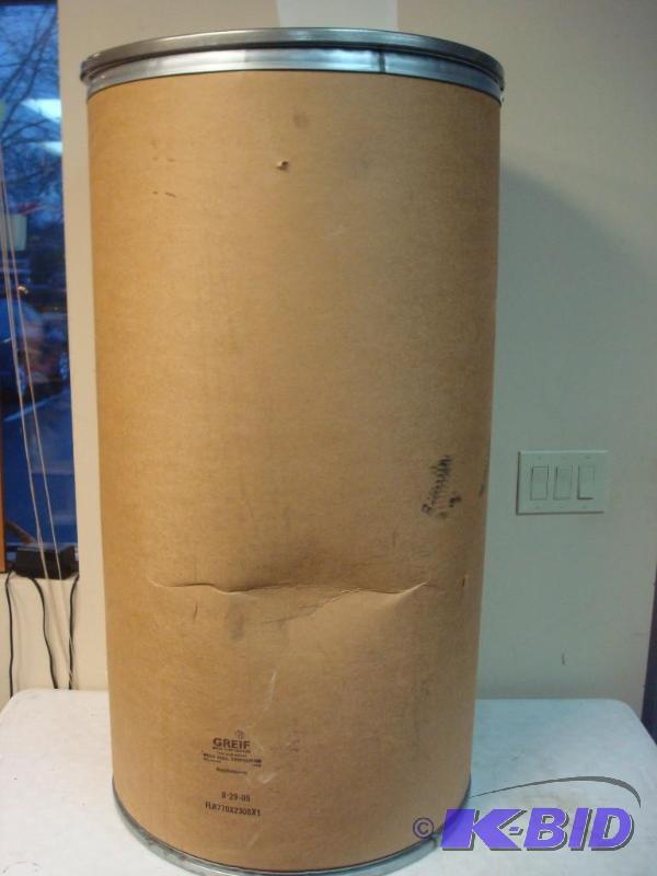 Large Cardboard Canister, Has A Ding In It...