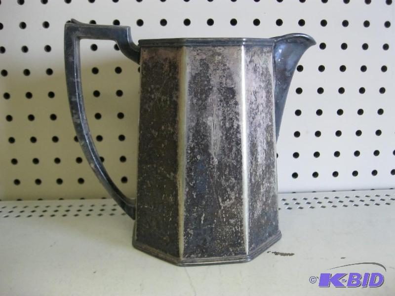 Sheffield Silver Plated Water Pitcher...
