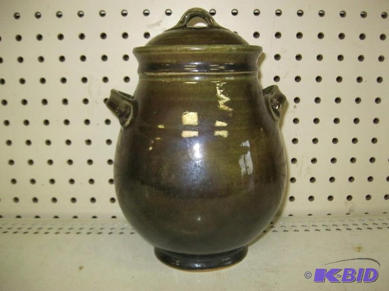 Pottery Pot With Lid...