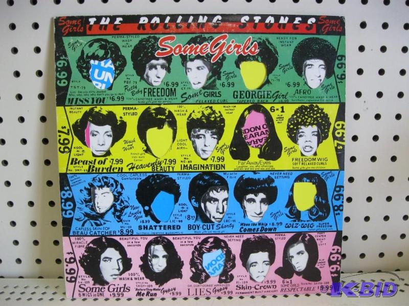 Vintage Rolling Stones LP Vinyl Record...