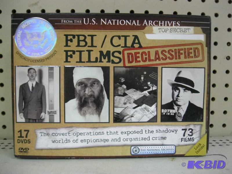 Set Of New 17 FBI CIA DVDs...