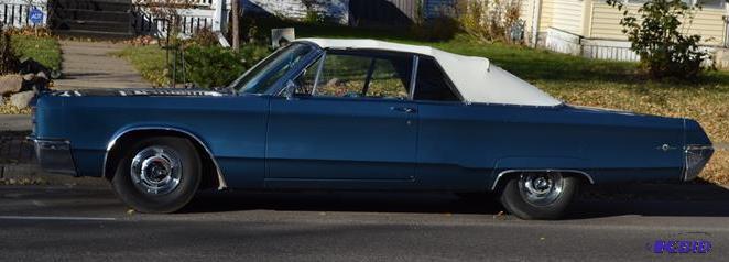 lot 9 image: AWESOME 1967 Chrysler 300 Convertible 4 barre...