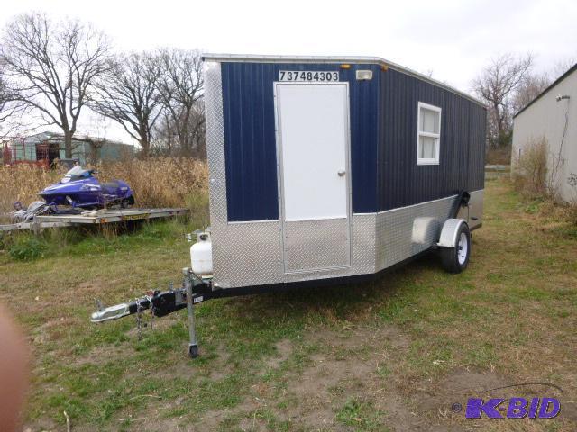 2009 Home Built Crank Down Fish House With cr...