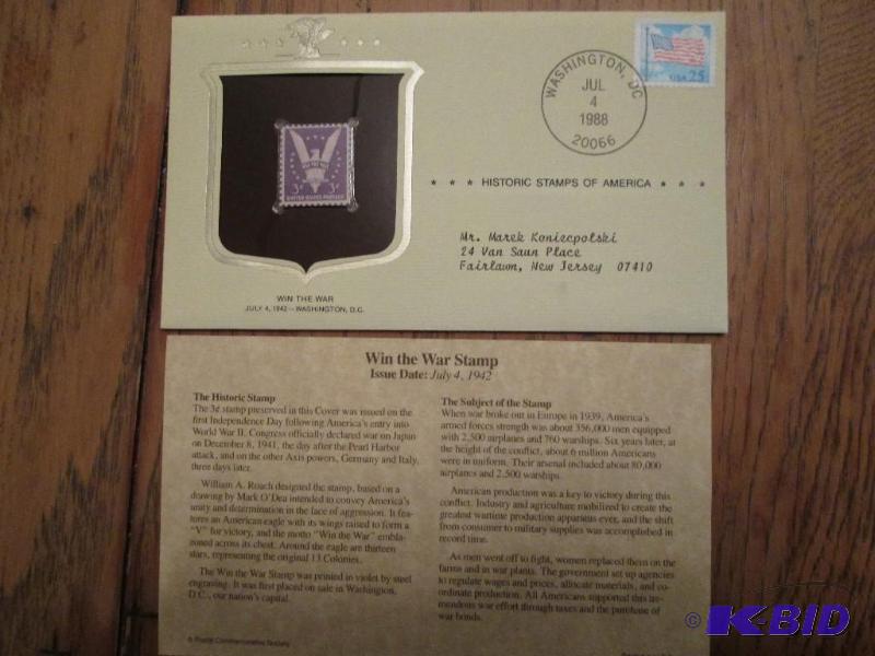 Win The War Stamp Issued 1942 Mint sealed s...