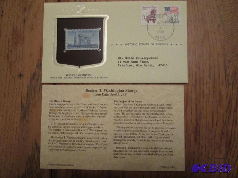 Booker T Washington Stamp, Issued 1956 Mint ...