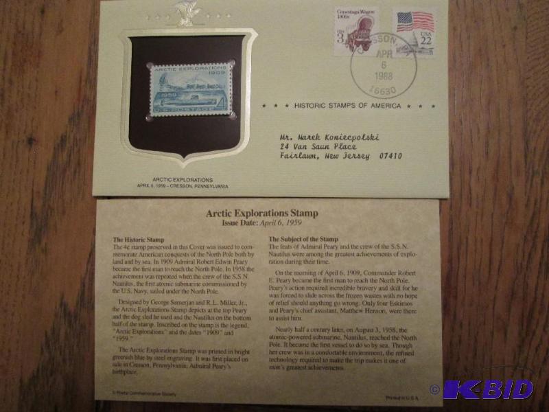 Arctic Explorations Stamp, Issued 1959 Mint ...