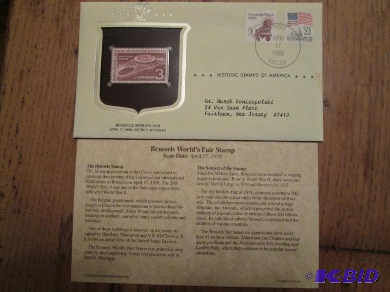 Brussels Worlds Fair Stamp, Issued 1958 Min...