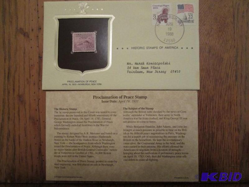 Proclamation Of Peace Stamp, Issued 1933 Min...