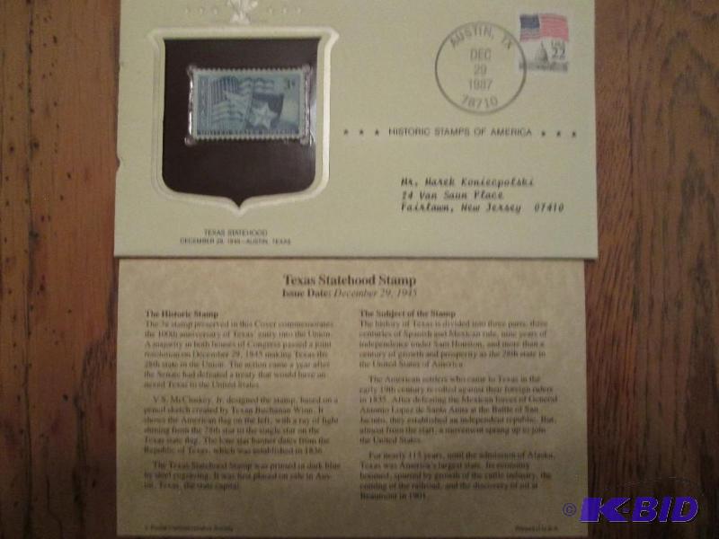 Texas Statehood Stamp, Issued 1945 Mint seal...