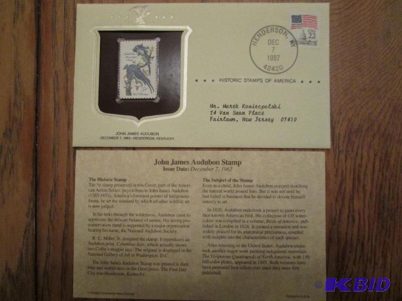 John James Audubon Stamp, Issued 1963 Mint s...