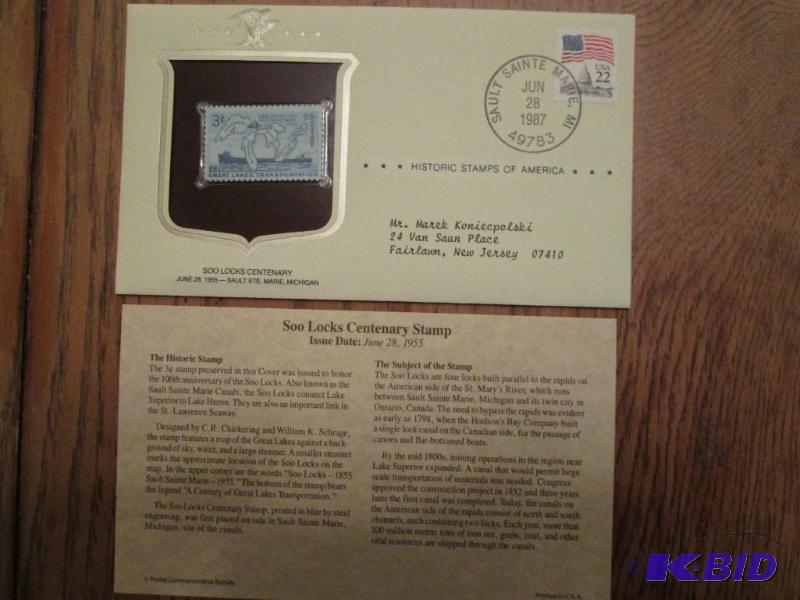 Soo Locks Centenary Stamp, Issued 1955 Mint ...