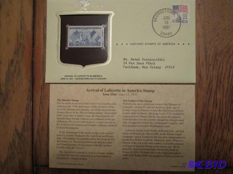 Arrival Of Lafayette In America Stamp, Issued...