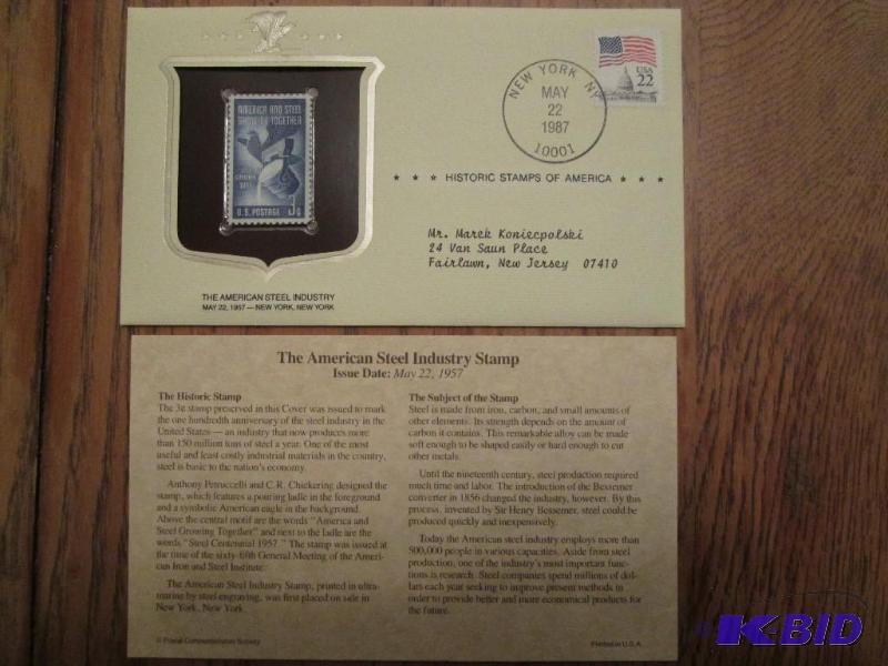 The American Steel Industry Stamp, Issued 195...