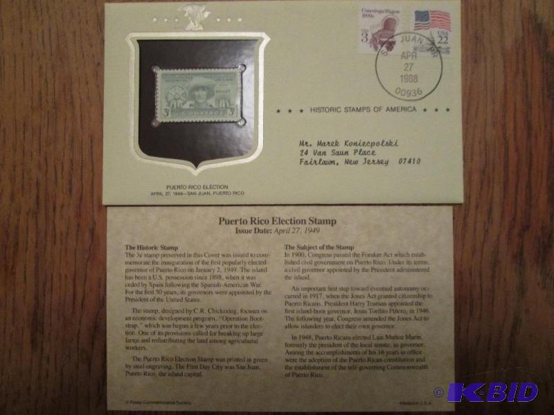 Puerto Rico Election Stamp, Issued 1949 Mint ...