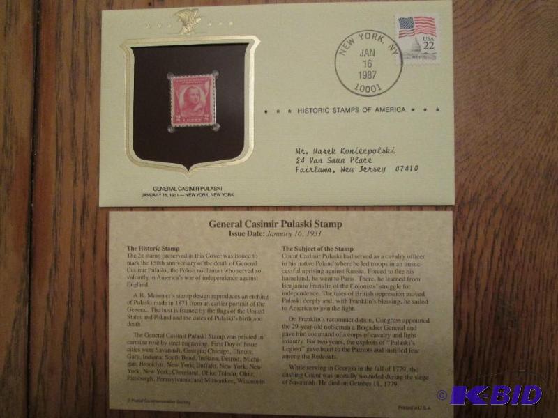 General Casimir Pulaski Stamp, Issued 1931 M...