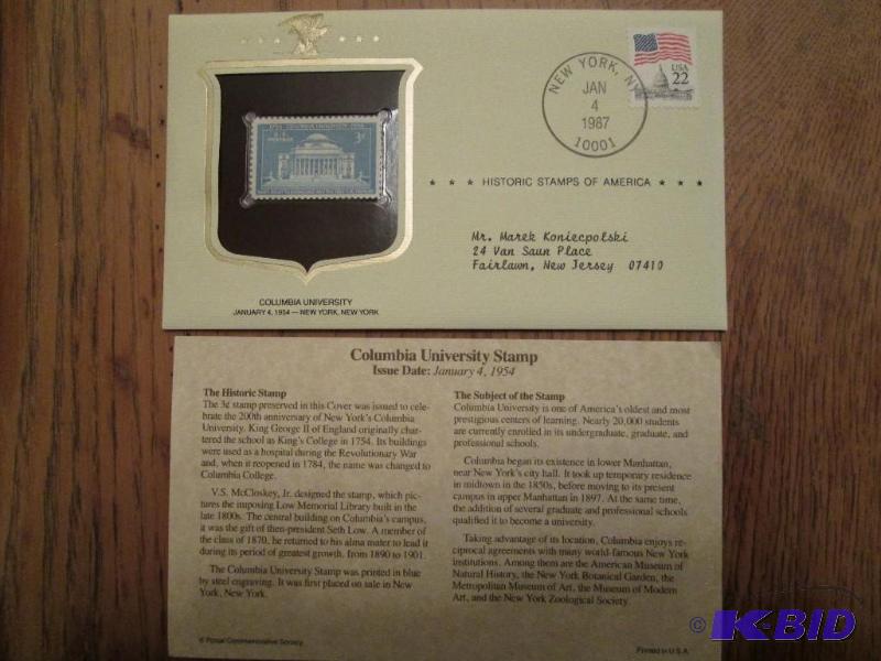 Columbia University Stamp, Issued 1954 Mint ...