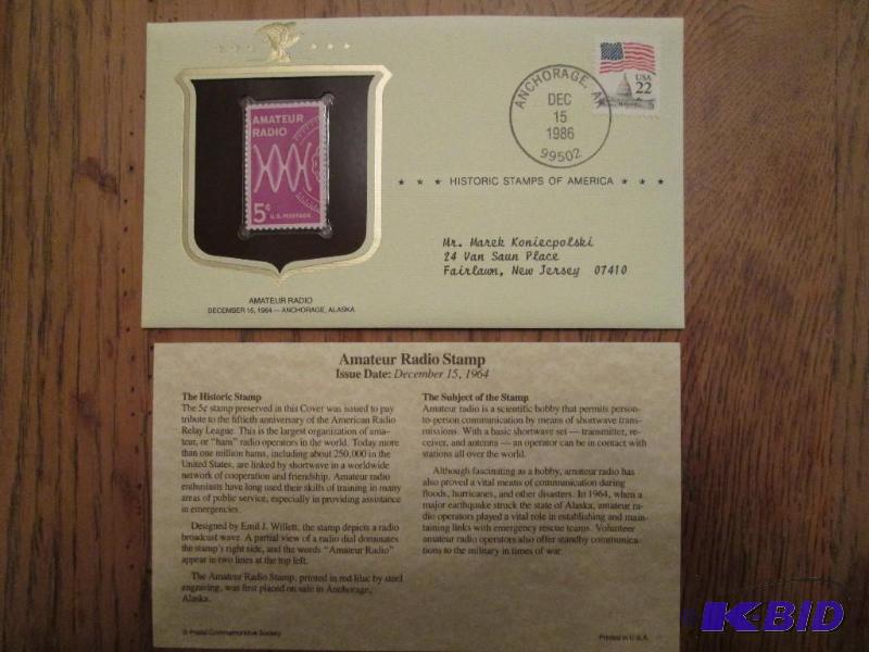 Amateur Radio Stamp, Issued 1964 Mint sealed...