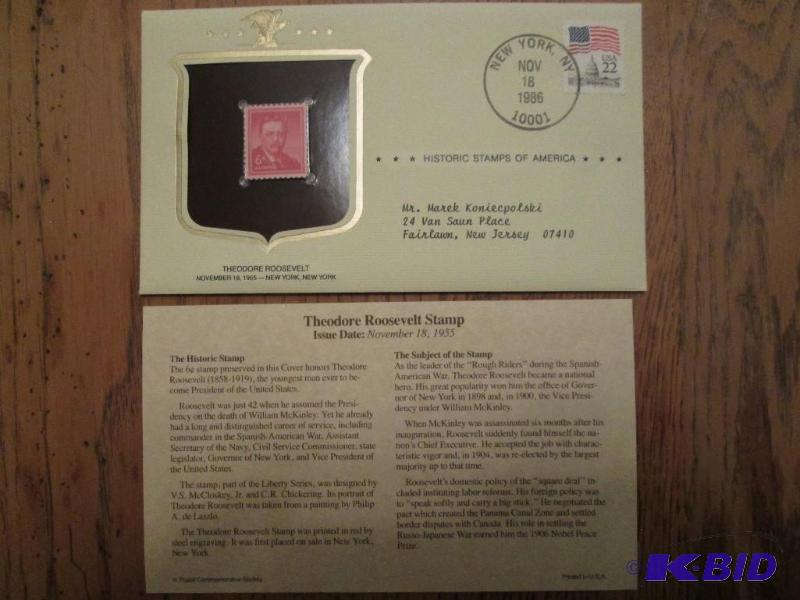 Theodore Roosevelt Stamp, Issued 1955 Mint s...