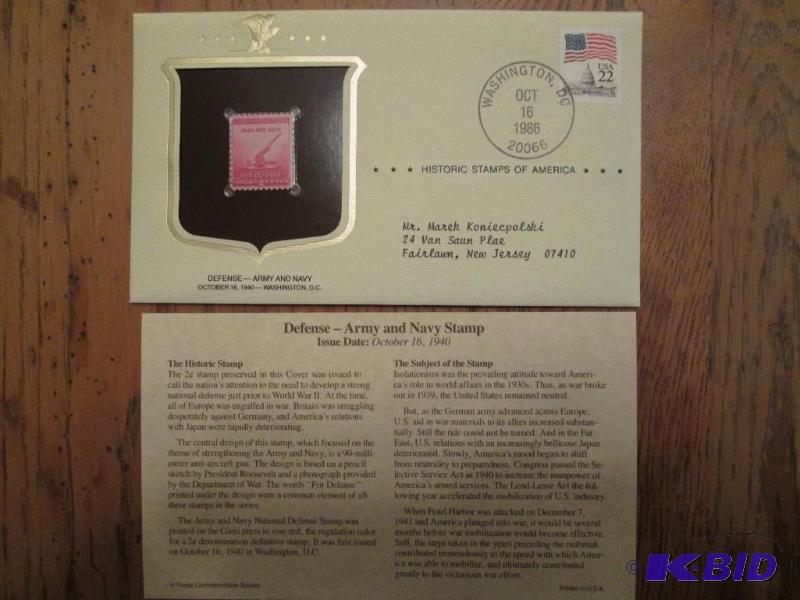 Defense, Army and Navy Stamp, Issued 1940 Mi...