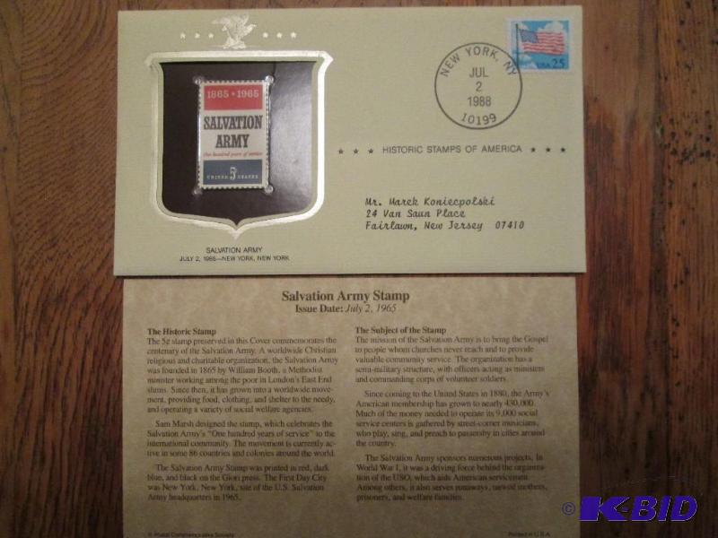 Salvation Army Stamp, Issued 1965 Mint seale...