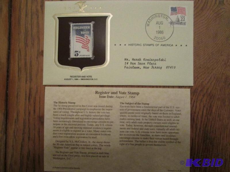 Register and Vote Stamp, Issued 1964 Mint se...