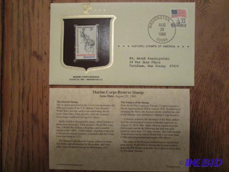 Marine Corps Reserve Stamp, Issued 1966 Mint...