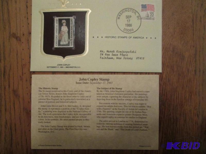 John Copley Stamp, Issued 1965 Mint sealed s...