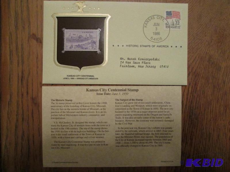 Kansas City Centennial Stamp, Issued 1950 Mi...