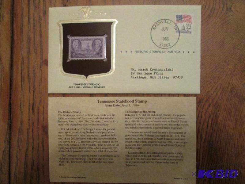Tennessee Statehood Stamp, Issued 1946 Mint ...