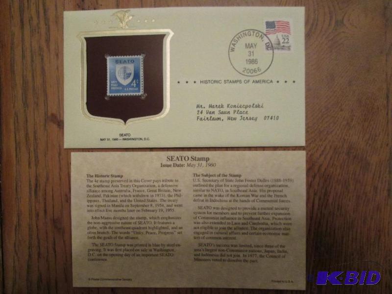 SEATO Stamp, Issued 1960 Mint sealed stamp w...