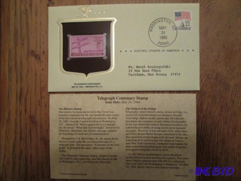 Telegraph Centenary Stamp, Issued 1944 Mint ...