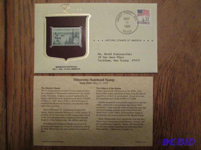 Minnesota Statehood Stamp, Issued 1958 Mint ...