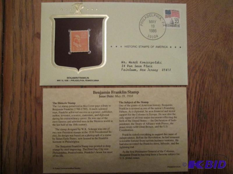 Benjamin Franklin Stamp, Issued 1938 Mint se...