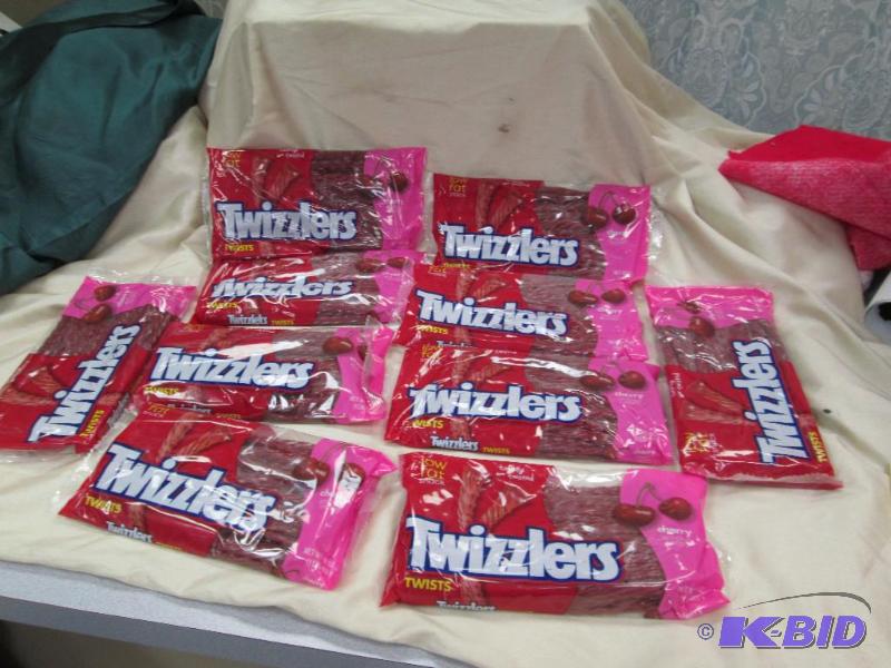 Qty 10 pkg of Twizzlers Cherry 16 oz Exp 102...