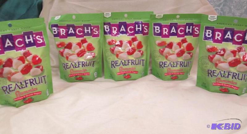 Qty 5 Brachs Real fruit Gummies Berries and G...