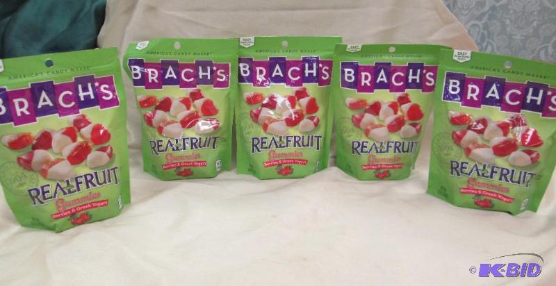 Qty 5 Brachs Real fruit Gummies Berries and G...