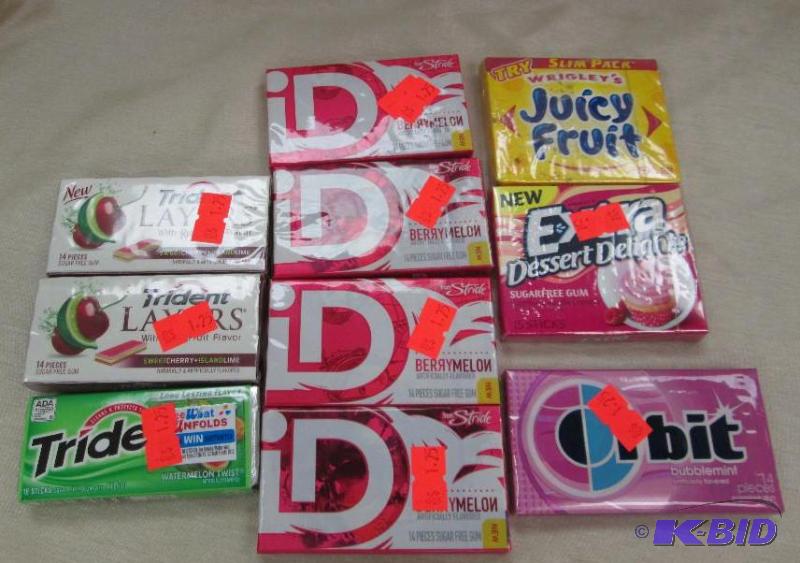 Qty 10 Trident layers with real fruit flavor ...