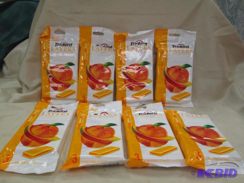 Qty 8 Trident with real fruit flavor Orchard ...