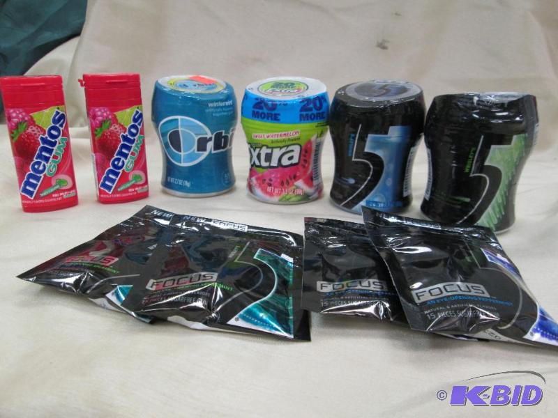 Qty 10 Wrigleys rain a tingling spearmint, E...
